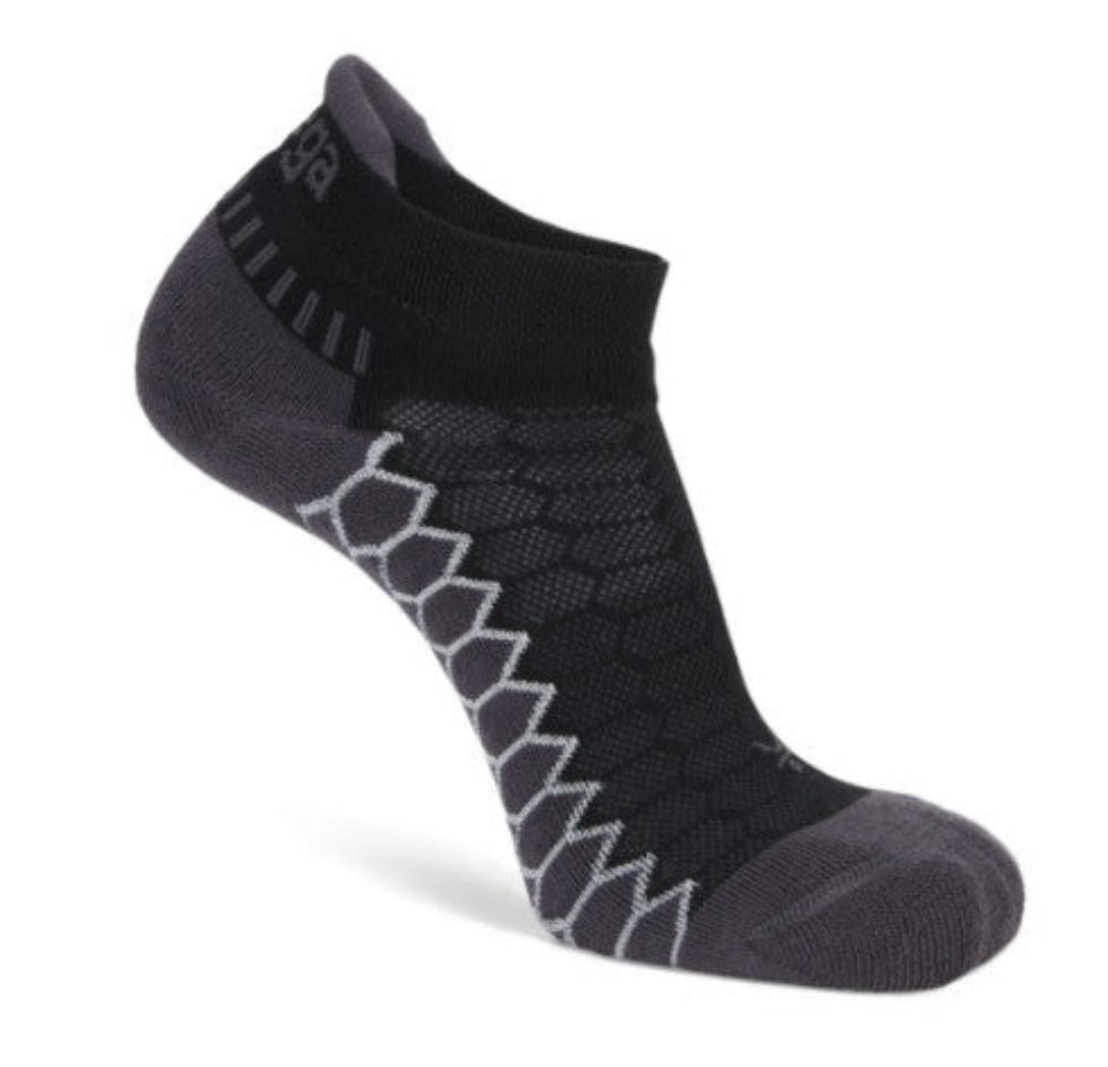 Balega Silver No Show Compression Fit Performance Athletic Running Socks Unisex, Black