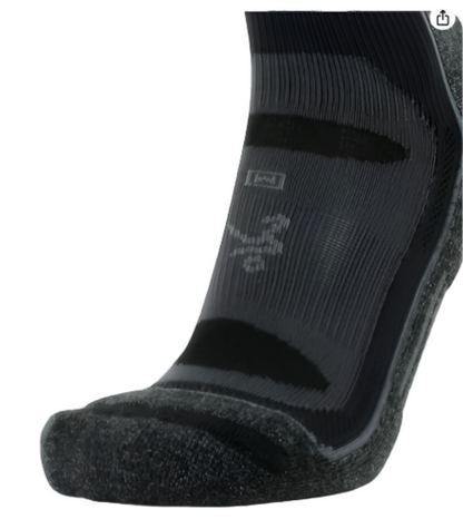 Balega Blister Resist Crew Performance  Athletic Running Socks Unisex, Black