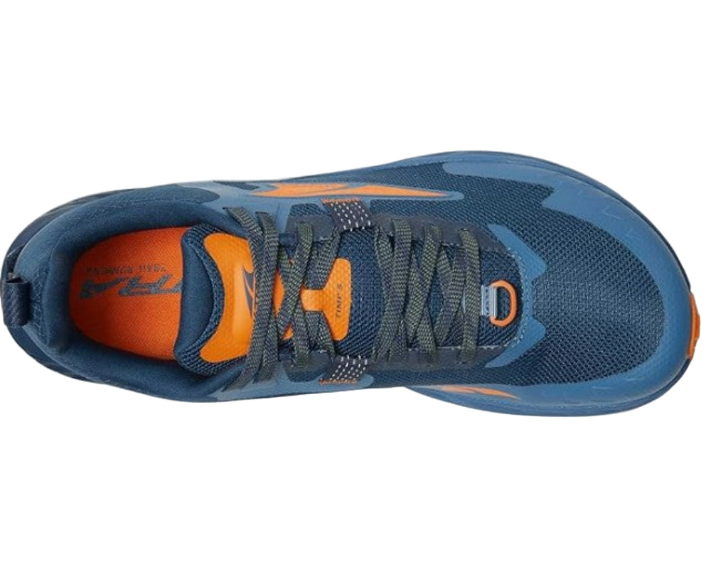 Altra Timp 5 Trail Running shoes For Men, Blue/Orange