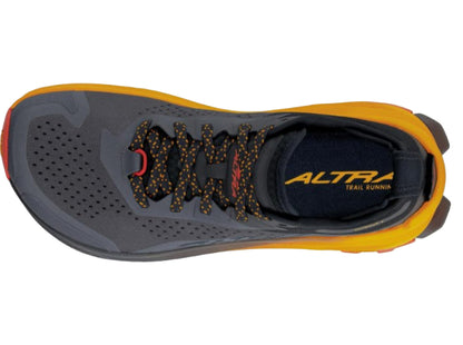 Altra Olympus 6 Trail Running shoes For Men, Black/Orange