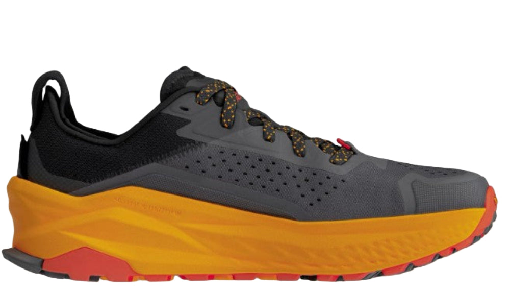 Altra Olympus 6 Trail Running shoes For Men, Black/Orange