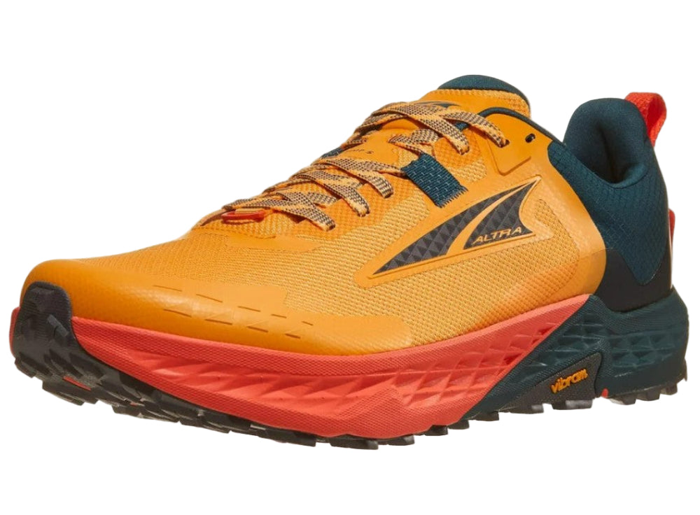Altra Timp 5 Trail Running shoes For Men, Orange/Teal