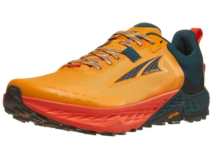 Altra Timp 5 Trail Running shoes For Men, Orange/Teal