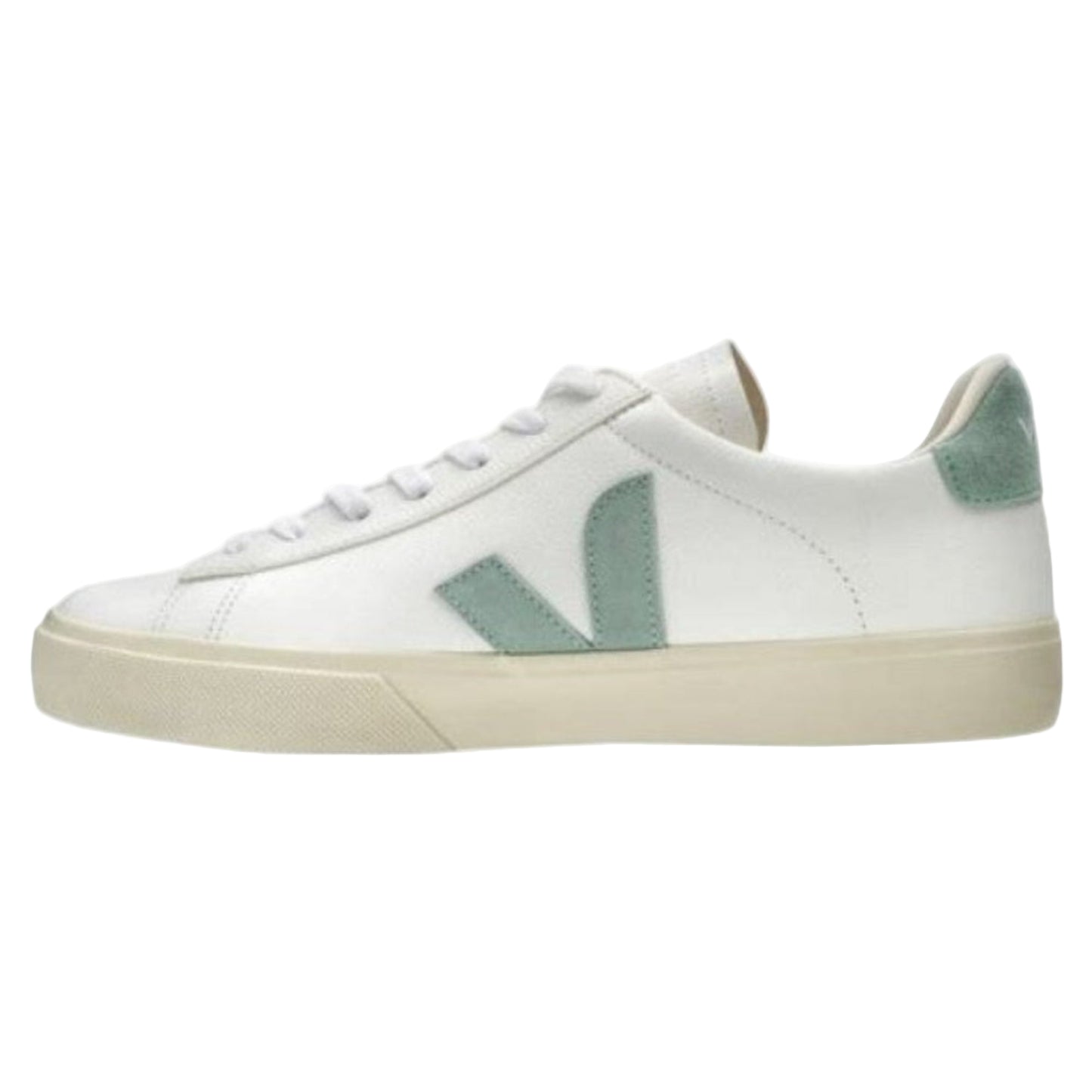 Veja Men's Campo Leather Shoe, Matcha - Ndoros