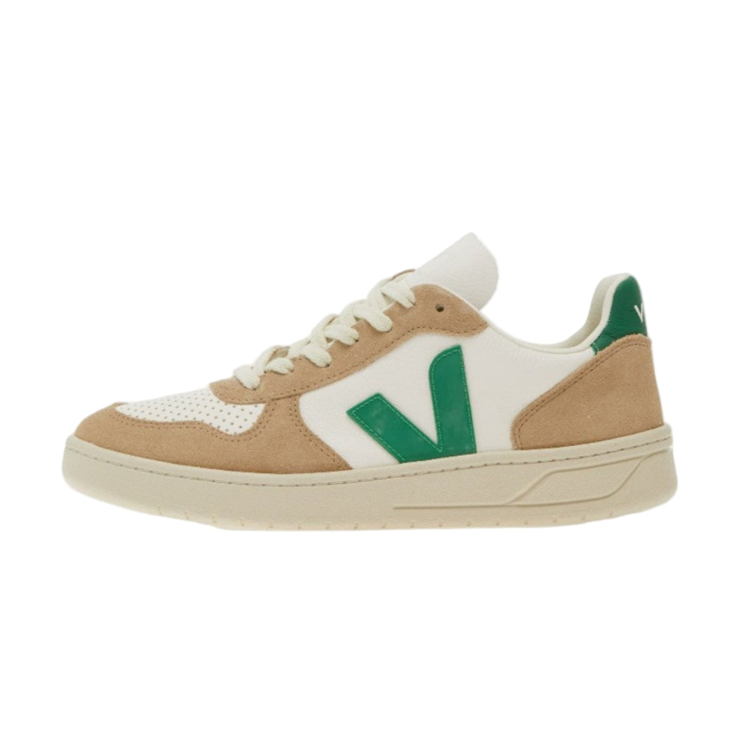 Veja Men V-12 White/Emeraude/Sahara Sneakers