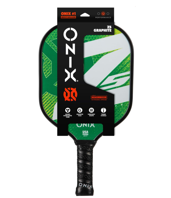 Onix Graphite Z5 Pickleball Paddle Racquet,Green -KZ1500-GRN1