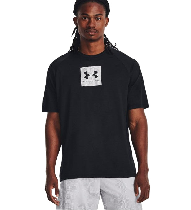Under Armour Tech PRT Fill Ss Black / Halo Gray