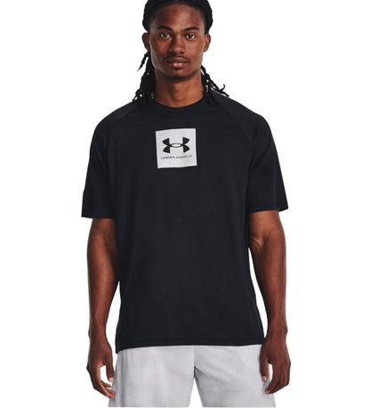Under Armour Tech PRT Fill Ss Black / Halo Gray
