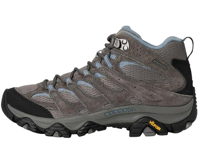 Merrell Women's Moab 3 Mid Waterproof Hiking Boots, Granite, Wide