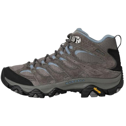 Merrell Women's Moab 3 Mid Waterproof Hiking Boots, Granite, Wide
