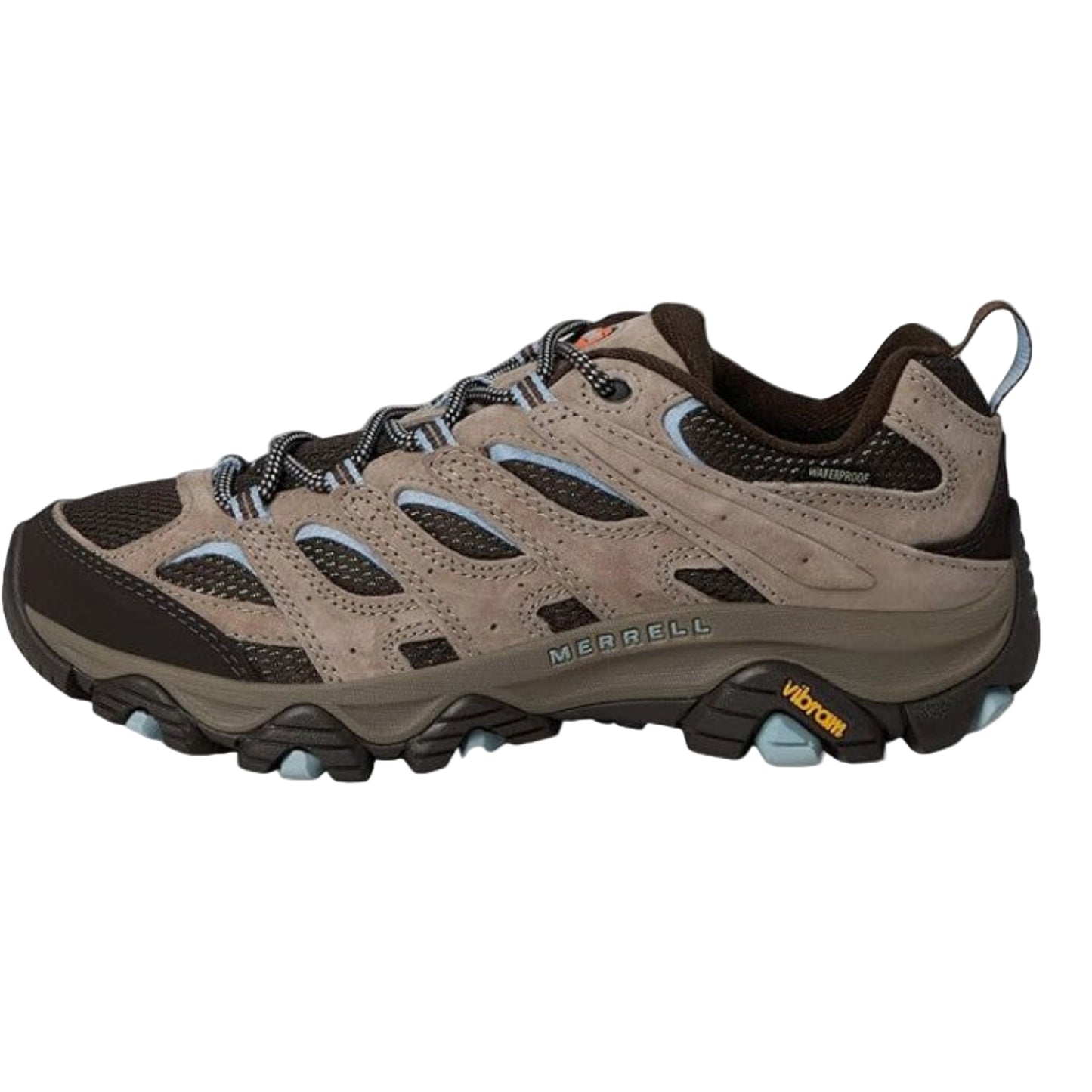 Merrell Women's Moab 3  Waterproof Hiking Shoes, Brindle