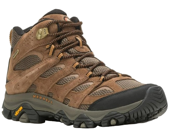 Merrell Men's Moab 3 Mid Waterproof Hiking Boots, Earth - Ndoros