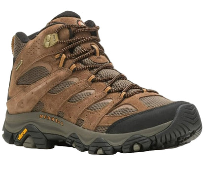 Merrell Men's Moab 3 Mid Waterproof Hiking Boots, Earth - Ndoros