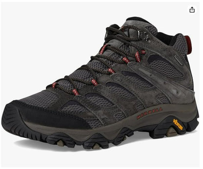 Merrell Men's Moab 3 Mid Waterproof Hiking Boots, Beluga