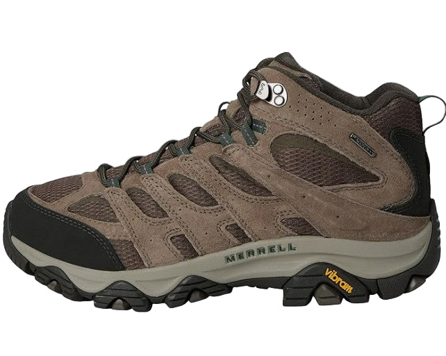 Merrell Men's Moab 3 Mid Waterproof Hiking Boots, Boulder