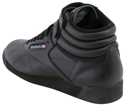 Reebok Classics Tennis Freestyle Hi High Top Sneakers, Black - Ndoros