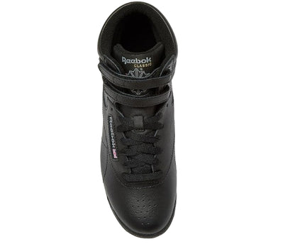 Reebok Classics Tennis Freestyle Hi High Top Sneakers, Black - Ndoros