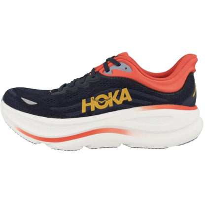 Hoka Bondi 9 Men Cushioned Runing Shoes, Varsity Navy/Nautical Blue