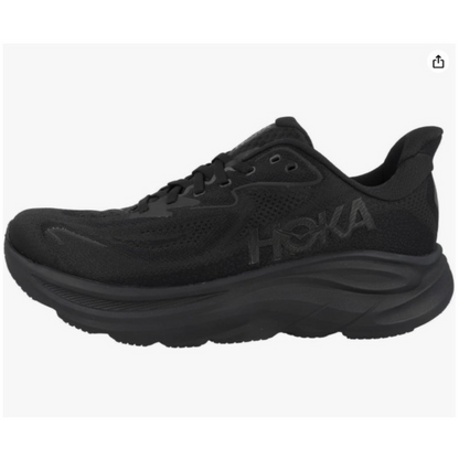 Hoka Clifton 10 cushioned Runing Shoe For Men Black/Black