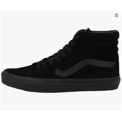 Vans SK8-Hi Canvas Unisex-Adult Hi-Top Sneaker Black/Black