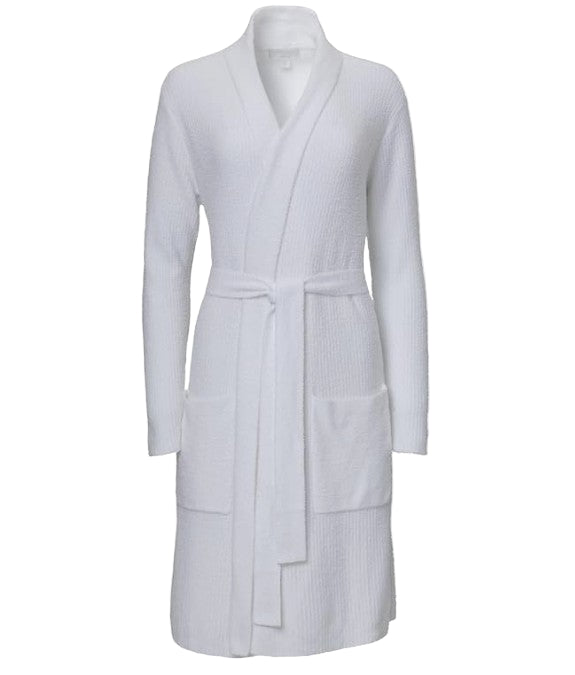 Barefoot Dreams CozyChic Lite Ribbed Robe, Sea Salt