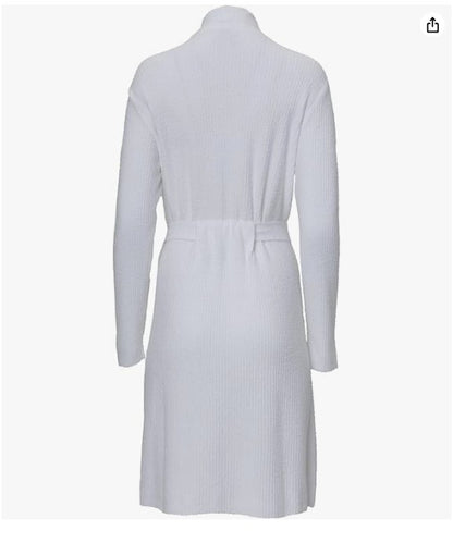 Barefoot Dreams CozyChic Lite Ribbed Robe, Sea Salt