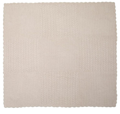 Barefoot Dreams CozyChic Heirloom Receiving Blanket, Stone