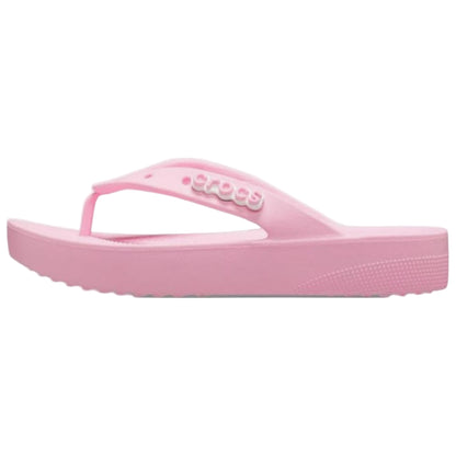 Crocs Women's Classic Flip Flops, Platform Sandals, Flamingo - Ndoros
