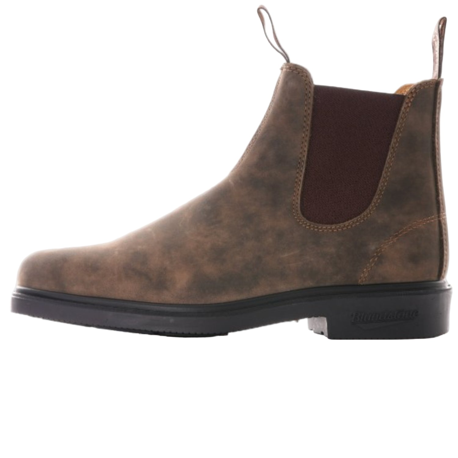 Blundstone 1306 Dress Series Unisex Chelsea Boots, Rustic Brown - Ndoros