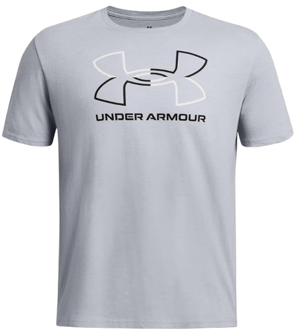 Under Armour Men's Short Sleeve Mod Gray Medium Heather/ Black