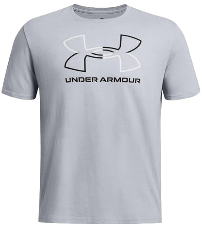Under Armour Men's Short Sleeve Mod Gray Medium Heather/ Black