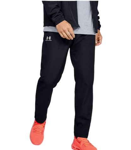 Under Armour Mens Woven Vital Workout Pants, Black White