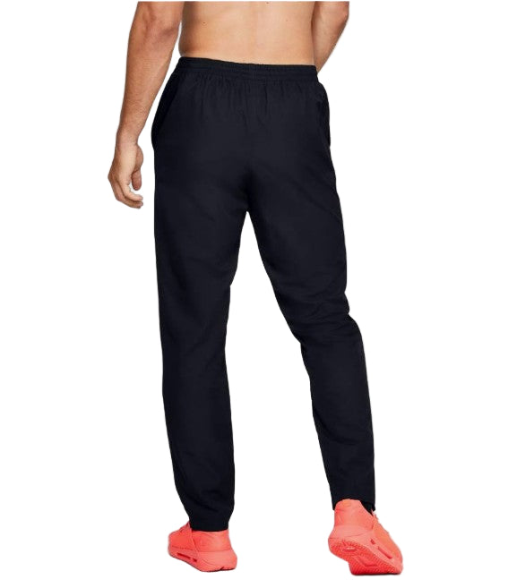 Under Armour Mens Woven Vital Workout Pants, Black White