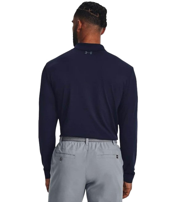 Under Armour Performance 3.0 Ls Polo Midnight Navy / White - Ndoros
