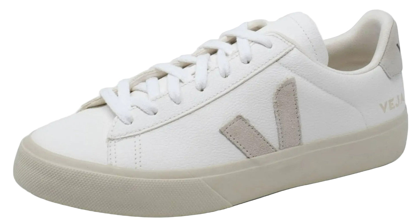 Veja Campo White/Natural Leather Women's Medium Sneakers Shoes