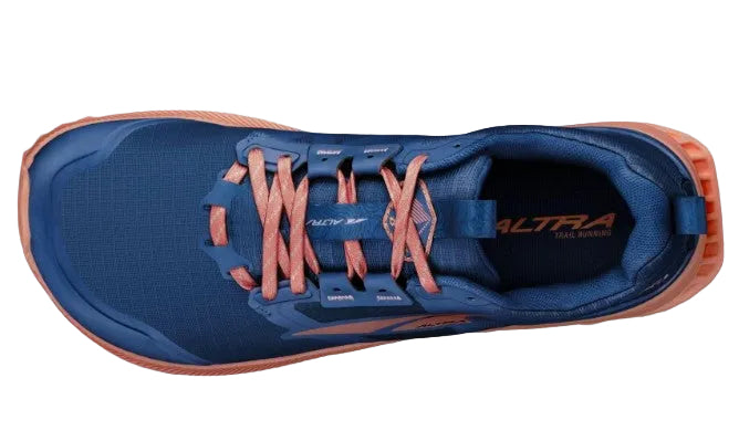 Altra Lone Peak 8 Trail Running Shoes For Women, Navy/Coral - Ndoros