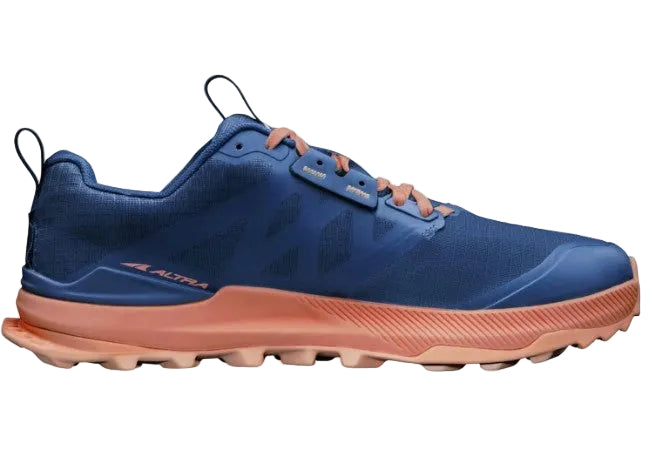 Altra Lone Peak 8 Trail Running Shoes For Women, Navy/Coral - Ndoros