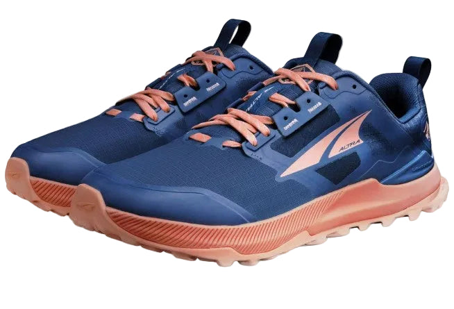Altra Lone Peak 8 Trail Running Shoes For Women, Navy/Coral - Ndoros