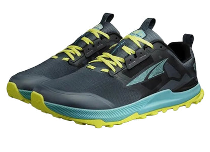 Altra Lone Peak 8 Trail Running Shoes For Men, Black/Green - Ndoros