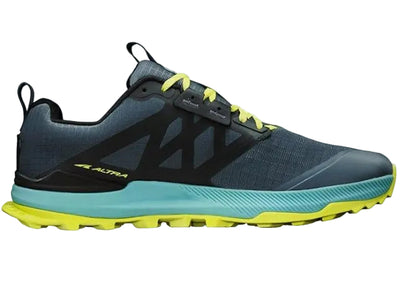 Altra Lone Peak 8 Trail Running Shoes For Men, Black/Green - Ndoros