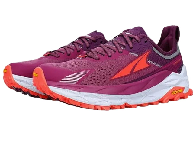 Altra Olympus 5 Trail Running Shoes For Women, Purple Orange - Ndoros