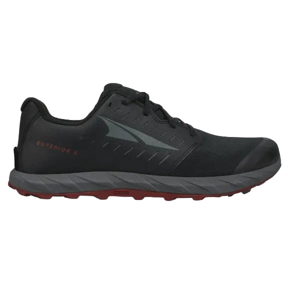 Altra Superior 5 Trail Running Shoes Men, Black/Red ד - Ndoros