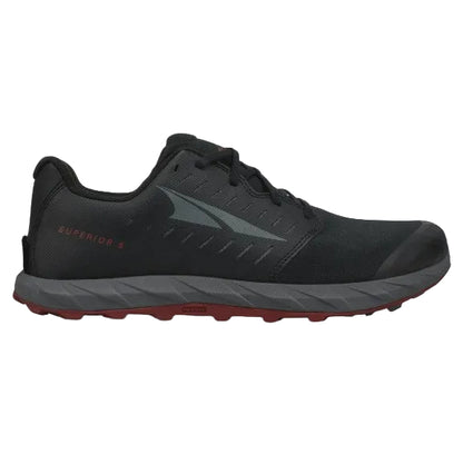 Altra Superior 5 Trail Running Shoes Men, Black/Red ד - Ndoros