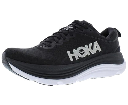 Hoka Gaviota 5 Women Cushioned Runing Shoes, Black/White - Ndoros
