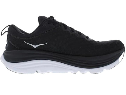 Hoka Gaviota 5 Women Cushioned Runing Shoes, Black/White - Ndoros