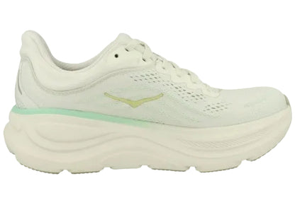 Hoka Bondi 9 Women Cushioned Runing Shoes, Truffle Salt/Sea Glass - Ndoros