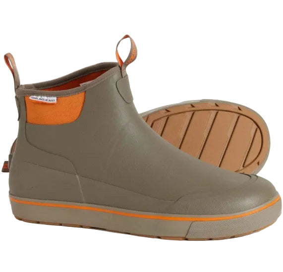 Grundens Men’s Deck-Boss Ankle Boot Waterproof, Waterproof,  Dark Brown - Ndoros