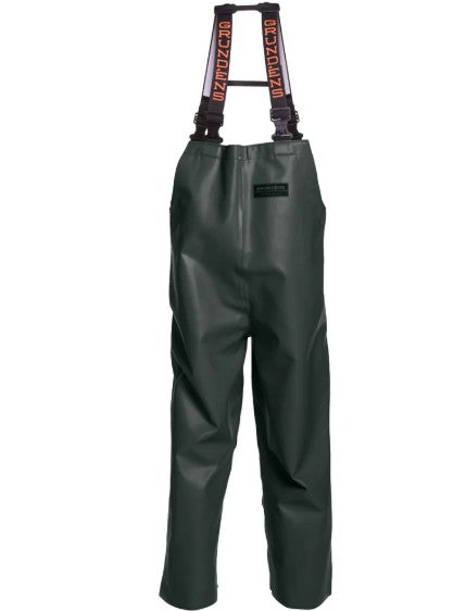 Grundens Men’s Herkules 16 Bib Pant, Green - Ndoros