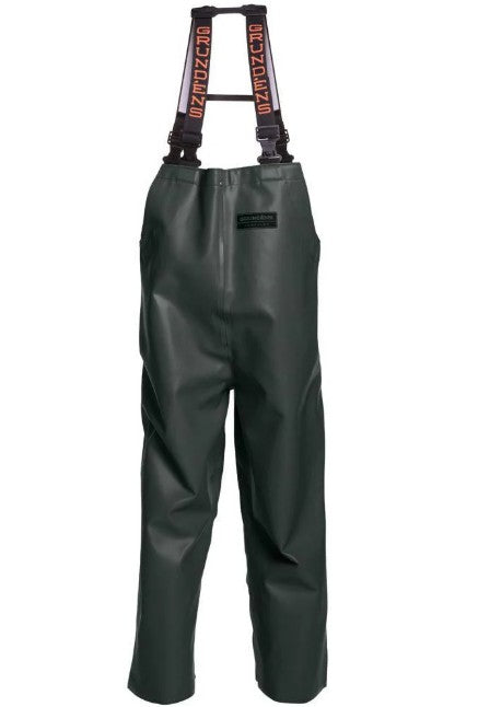 Grundens Men’s Herkules 16 Bib Pant, Green - Ndoros