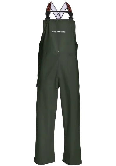 Grundens Men’s Neptune Bib Pants, Green - Ndoros